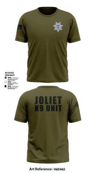 Short Sleeve Rash Guard Shirt, Joliet Police K-9 Unit, Police, Teamtime, Team time, sublimation, custom sports apparel, team uniforms, spirit wear, spiritwear, sports uniforms, custom shirts, team store, custom team store, fundraiser sports, apparel fundraiser