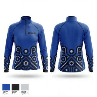 Quarter Zip Jacket, Krakens, Swimming, Teamtime, Team time, sublimation, custom sports apparel, team uniforms, spirit wear, spiritwear, sports uniforms, custom shirts, team store, custom team store, fundraiser sports, apparel fundraiser