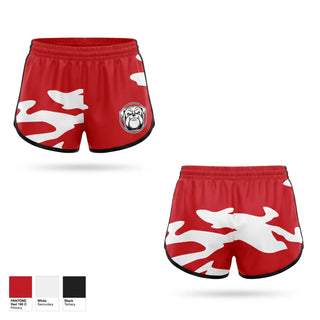 Womens Shorts, Livonia Bulldogs, Softball, Teamtime, Team time, sublimation, custom sports apparel, team uniforms, spirit wear, spiritwear, sports uniforms, custom shirts, team store, custom team store, fundraiser sports, apparel fundraiser