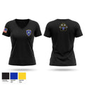Auburn Police Department Women's Short Sleeve V-neck Shirt - 1