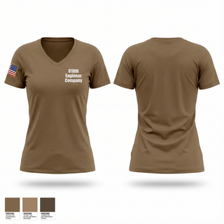 Womens Short Sleeve Vneck Shirt, 810th Engineer Company, National Guard, Teamtime, Team time, sublimation, custom sports apparel, team uniforms, spirit wear, spiritwear, sports uniforms, custom shirts, team store, custom team store, fundraiser sports, apparel fundraiser