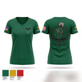 ASC, 389th MI BN 75863682 Women's Short Sleeve V-neck Shirt - 1