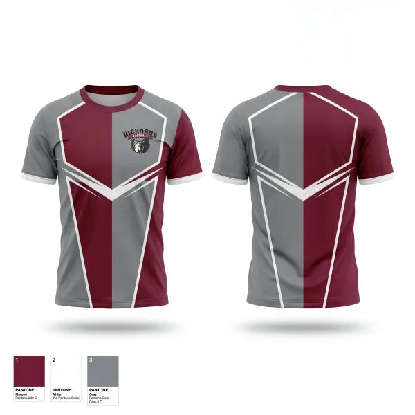 Short Sleeve Performance Shirt, St. Richard’s Bulldogs, Baseball, Teamtime, Team time, sublimation, custom sports apparel, team uniforms, spirit wear, spiritwear, sports uniforms, custom shirts, team store, custom team store, fundraiser sports, apparel fundraiser