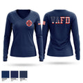 Veterans Affairs Women's Long Sleeve V-neck Shirt - 1