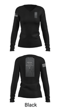 MARSHALL COUNTY SHERIFF DEPARTMENT 54681025 Women's Long Sleeve V-neck Shirt - 22