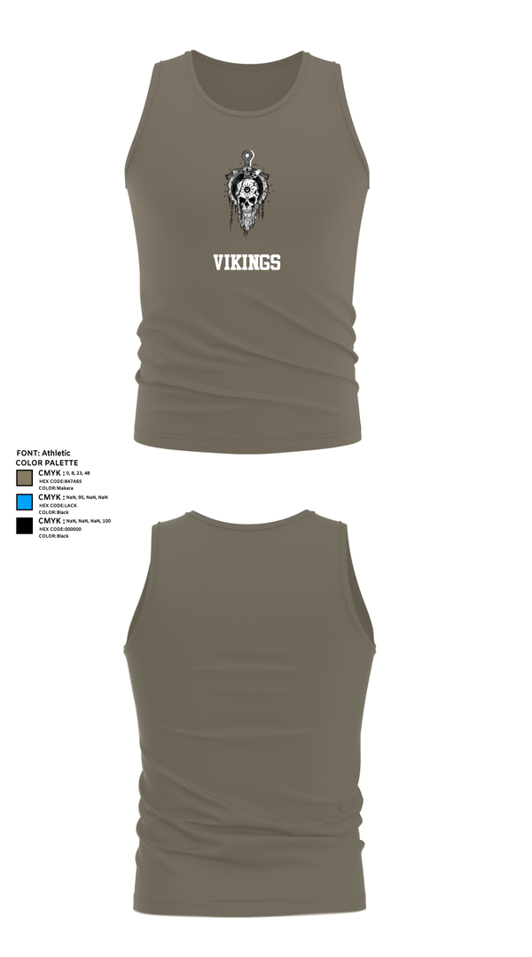 Tank Top, Vikings, , Teamtime, Team time, sublimation, custom sports apparel, team uniforms, spirit wear, spiritwear, sports uniforms, custom shirts, team store, custom team store, fundraiser sports, apparel fundraiser