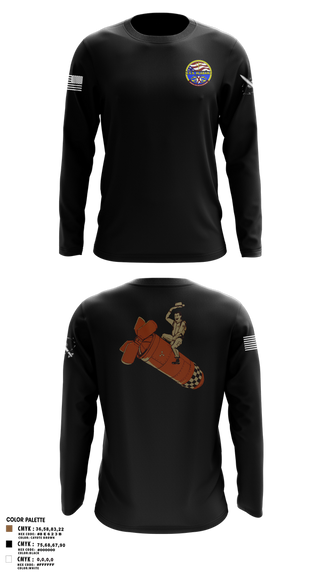 Long Sleeve Performance Shirt, Missile Techs, , Teamtime, Team time, sublimation, custom sports apparel, team uniforms, spirit wear, spiritwear, sports uniforms, custom shirts, team store, custom team store, fundraiser sports, apparel fundraiser