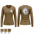 933rd FRSD Women's Long Sleeve V-neck Shirt - 1