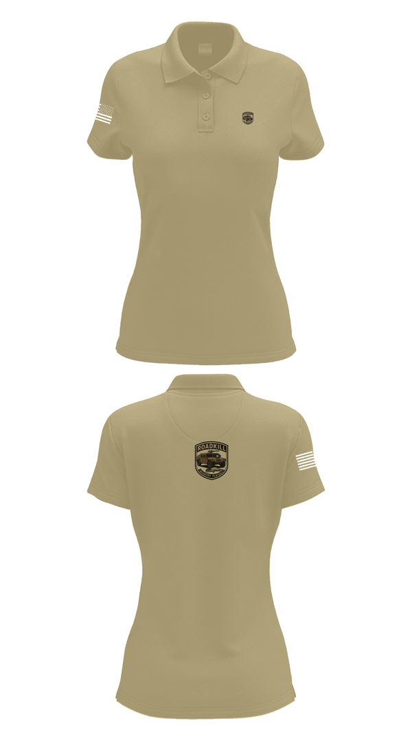 Womens Short Sleeve Performance Polo, ROADKILL, , Teamtime, Team time, sublimation, custom sports apparel, team uniforms, spirit wear, spiritwear, sports uniforms, custom shirts, team store, custom team store, fundraiser sports, apparel fundraiser