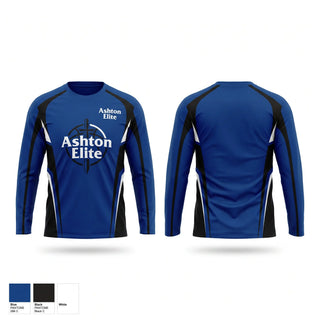 Long Sleeve Performance Shirt, Ashton Elite, Men's Basketball, Teamtime, Team time, sublimation, custom sports apparel, team uniforms, spirit wear, spiritwear, sports uniforms, custom shirts, team store, custom team store, fundraiser sports, apparel fundraiser