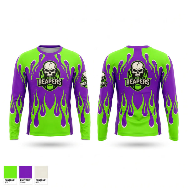 Long Sleeve Performance Shirt, Missouri Reapers, , Teamtime, Team time, sublimation, custom sports apparel, team uniforms, spirit wear, spiritwear, sports uniforms, custom shirts, team store, custom team store, fundraiser sports, apparel fundraiser