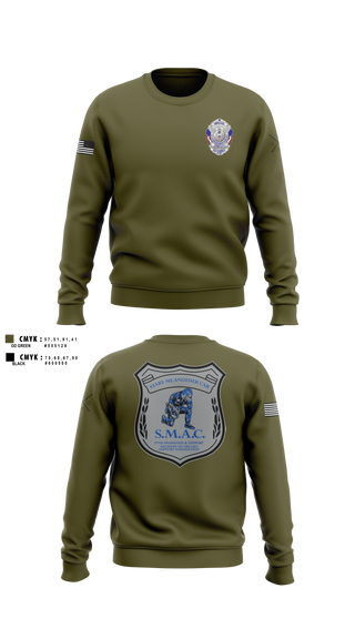Crew Neck Sweatshirt, LEO Support Foundation, Police, Teamtime, Team time, sublimation, custom sports apparel, team uniforms, spirit wear, spiritwear, sports uniforms, custom shirts, team store, custom team store, fundraiser sports, apparel fundraiser