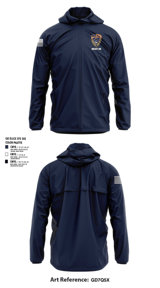Windbreaker, Joliet Police K-9 Unit, Police, Teamtime, Team time, sublimation, custom sports apparel, team uniforms, spirit wear, spiritwear, sports uniforms, custom shirts, team store, custom team store, fundraiser sports, apparel fundraiser