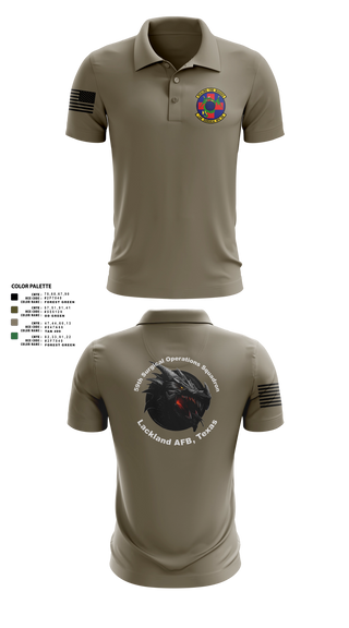 Short Sleeve Performance Polo, 59th Surgical Operations Squadron, Air Force, Teamtime, Team time, sublimation, custom sports apparel, team uniforms, spirit wear, spiritwear, sports uniforms, custom shirts, team store, custom team store, fundraiser sports, apparel fundraiser