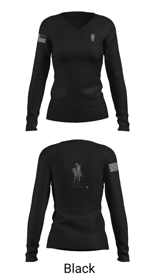Women's Long Sleeve Vneck Shirt, 2-124IN SNIPER, , Teamtime, Team time, sublimation, custom sports apparel, team uniforms, spirit wear, spiritwear, sports uniforms, custom shirts, team store, custom team store, fundraiser sports, apparel fundraiser