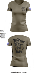 3rd PLT Bad Boys 51612631 Women's Short Sleeve V-neck Shirt - 1