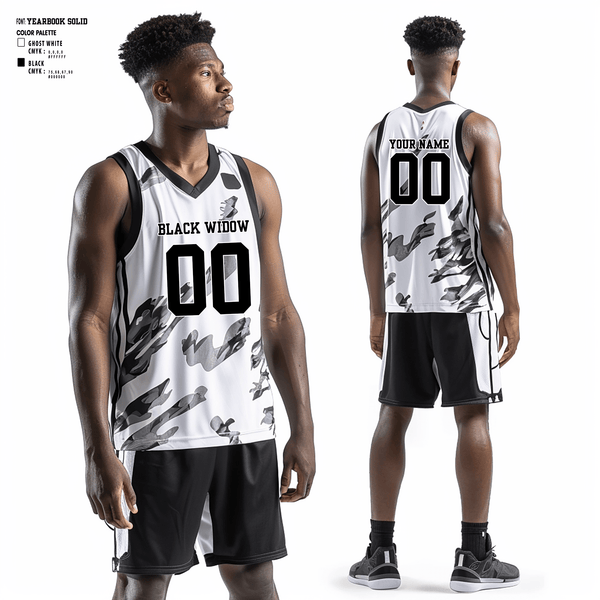 Basketball Uniform, Black widow, Men's Basketball, Teamtime, Team time, sublimation, custom sports apparel, team uniforms, spirit wear, spiritwear, sports uniforms, custom shirts, team store, custom team store, fundraiser sports, apparel fundraiser