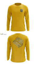 4th brigade Goose Creek High School JROTC Long Sleeve Performance Shirt - 4