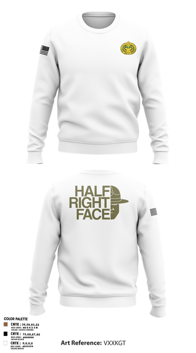 C Co 2/397th 69046746 Crew Neck Sweatshirt - 2