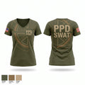 PPD SWAT Women's Short Sleeve V-neck Shirt - 1