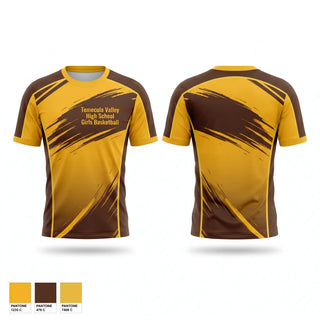 Short Sleeve Performance Shirt, Temecula Valley High School Girls Basketball, Women's Basketball, Teamtime, Team time, sublimation, custom sports apparel, team uniforms, spirit wear, spiritwear, sports uniforms, custom shirts, team store, custom team store, fundraiser sports, apparel fundraiser