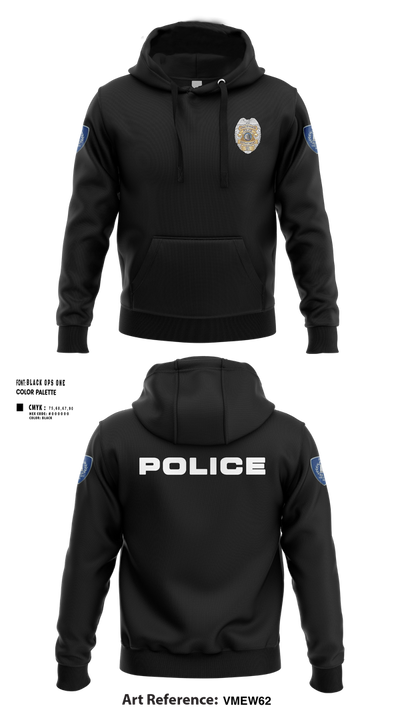 Vincennes Police Department 76255219 Hoodie - 1