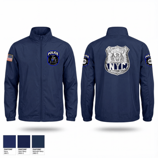 Windbreaker, NYHP - NYCs Courageous, Police, Teamtime, Team time, sublimation, custom sports apparel, team uniforms, spirit wear, spiritwear, sports uniforms, custom shirts, team store, custom team store, fundraiser sports, apparel fundraiser