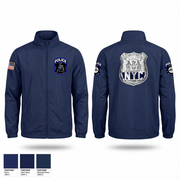 Windbreaker, NYHP - NYCs Courageous, Police, Teamtime, Team time, sublimation, custom sports apparel, team uniforms, spirit wear, spiritwear, sports uniforms, custom shirts, team store, custom team store, fundraiser sports, apparel fundraiser
