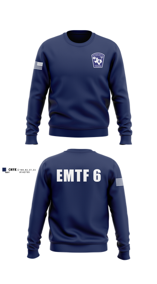 Crew Neck Sweatshirt, Texas Emergency Medical Task Force, EMS/EMT, Teamtime, Team time, sublimation, custom sports apparel, team uniforms, spirit wear, spiritwear, sports uniforms, custom shirts, team store, custom team store, fundraiser sports, apparel fundraiser
