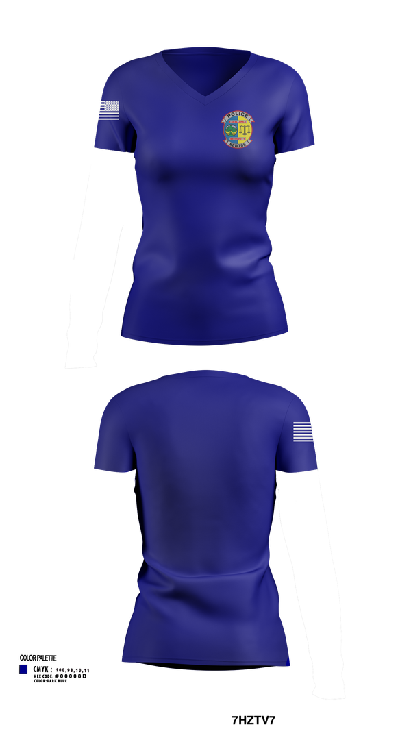 Womens Short Sleeve Vneck Shirt, Newton Police Department, Police, Teamtime, Team time, sublimation, custom sports apparel, team uniforms, spirit wear, spiritwear, sports uniforms, custom shirts, team store, custom team store, fundraiser sports, apparel fundraiser