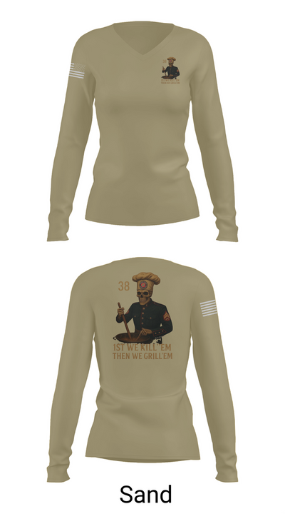 1/1 79965070 Women's Long Sleeve V-neck Shirt - 96