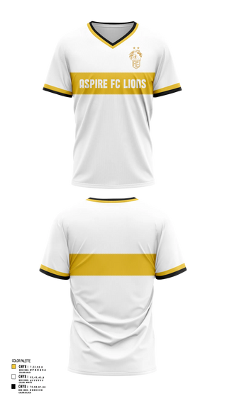 Mens Soccer Jersey, Aspire FC Lions, Men's Soccer, Teamtime, Team time, sublimation, custom sports apparel, team uniforms, spirit wear, spiritwear, sports uniforms, custom shirts, team store, custom team store, fundraiser sports, apparel fundraiser