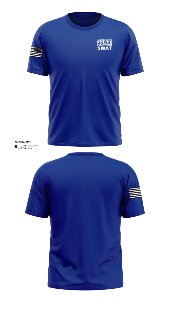 Old School Cotton Feel Shirt, Harrisonburg Police Department SWAT, , Teamtime, Team time, sublimation, custom sports apparel, team uniforms, spirit wear, spiritwear, sports uniforms, custom shirts, team store, custom team store, fundraiser sports, apparel fundraiser