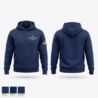 Hoodie, USS John F. Kennedy CV-67, Navy, Teamtime, Team time, sublimation, custom sports apparel, team uniforms, spirit wear, spiritwear, sports uniforms, custom shirts, team store, custom team store, fundraiser sports, apparel fundraiser