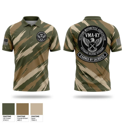 Veterans Motorcycle Association Short Sleeve Performance Polo - 1