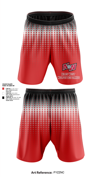 Athletic Shorts With Pockets, Niles West Wolfettes Dance, Spirit Store, Teamtime, Team time, sublimation, custom sports apparel, team uniforms, spirit wear, spiritwear, sports uniforms, custom shirts, team store, custom team store, fundraiser sports, apparel fundraiser