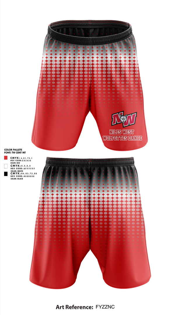 Athletic Shorts With Pockets, Niles West Wolfettes Dance, Spirit Store, Teamtime, Team time, sublimation, custom sports apparel, team uniforms, spirit wear, spiritwear, sports uniforms, custom shirts, team store, custom team store, fundraiser sports, apparel fundraiser