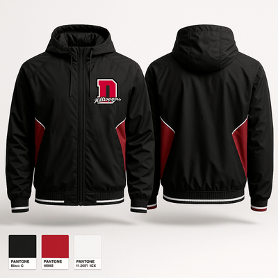 Durfee High School Wrestling 91395125 Windbreaker - 1