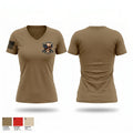 HSC 615TH ASB 77299590 Women's Short Sleeve V-neck Shirt - 1