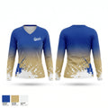 Lincoln Women's Long Sleeve V-neck Shirt - 1