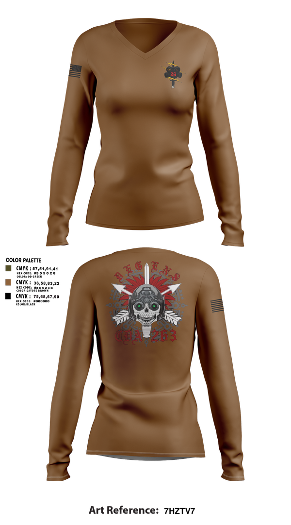 Womens Long Sleeve Vneck Shirt, CDA 263, , Teamtime, Team time, sublimation, custom sports apparel, team uniforms, spirit wear, spiritwear, sports uniforms, custom shirts, team store, custom team store, fundraiser sports, apparel fundraiser