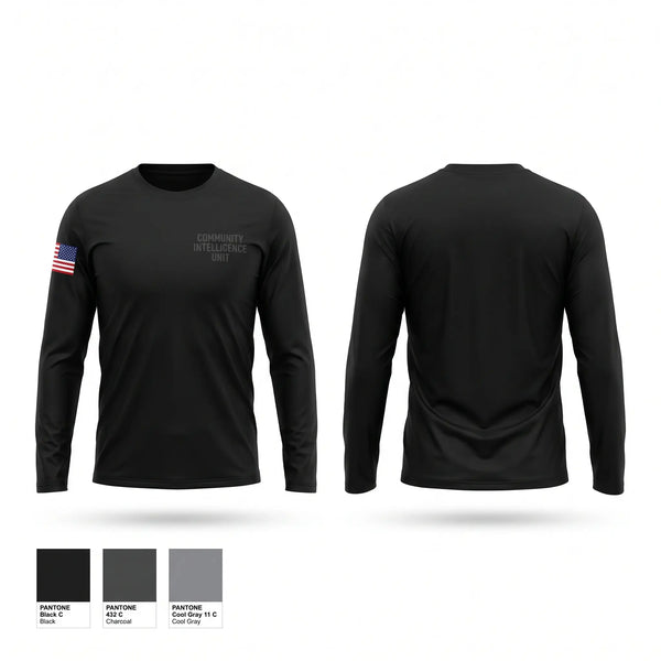 Long Sleeve Performance Shirt, Community intelligence unit, , Teamtime, Team time, sublimation, custom sports apparel, team uniforms, spirit wear, spiritwear, sports uniforms, custom shirts, team store, custom team store, fundraiser sports, apparel fundraiser