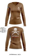 DirtBoyz 22513756 Women's Long Sleeve V-neck Shirt - 2