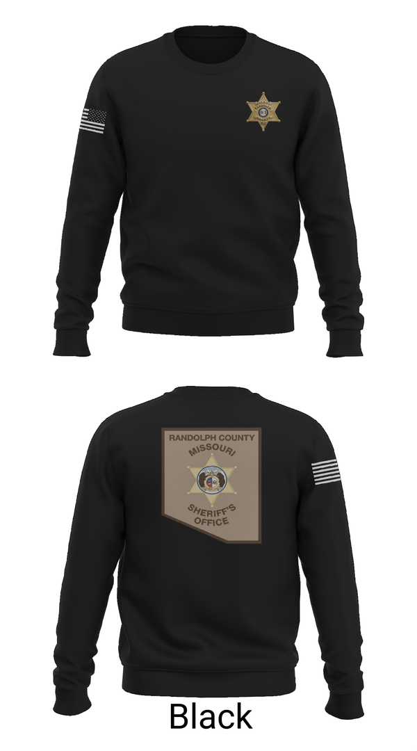 Crew Neck Sweatshirt, Randolph County Sheriff's Department, Police, Teamtime, Team time, sublimation, custom sports apparel, team uniforms, spirit wear, spiritwear, sports uniforms, custom shirts, team store, custom team store, fundraiser sports, apparel fundraiser