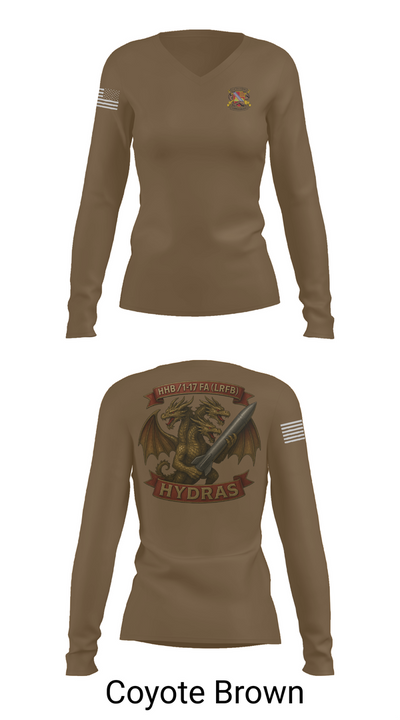 1-17 fa 79634889 Women's Long Sleeve V-neck Shirt - 17