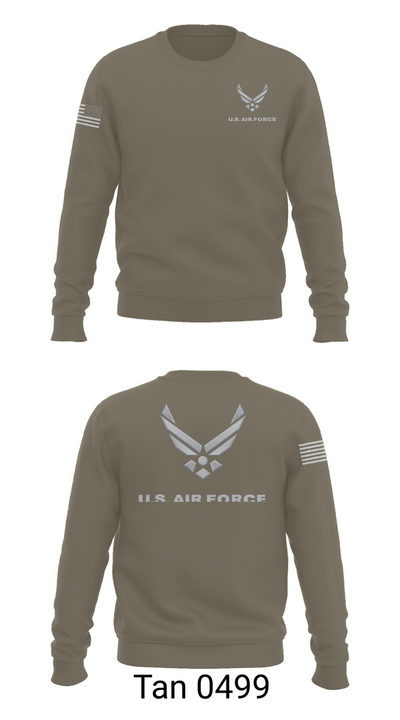 USAF Volunteer 95429734 Crew Neck Sweatshirt - 65