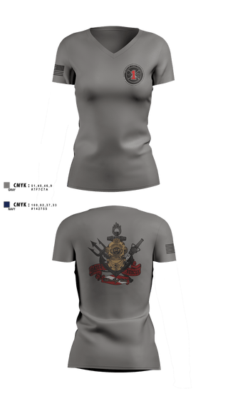 Womens Short Sleeve Vneck Shirt, DFD STATION 1, Fire Department, Teamtime, Team time, sublimation, custom sports apparel, team uniforms, spirit wear, spiritwear, sports uniforms, custom shirts, team store, custom team store, fundraiser sports, apparel fundraiser