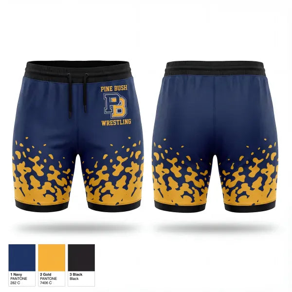 Womens Shorts, Pine Bush, Wrestling, Teamtime, Team time, sublimation, custom sports apparel, team uniforms, spirit wear, spiritwear, sports uniforms, custom shirts, team store, custom team store, fundraiser sports, apparel fundraiser