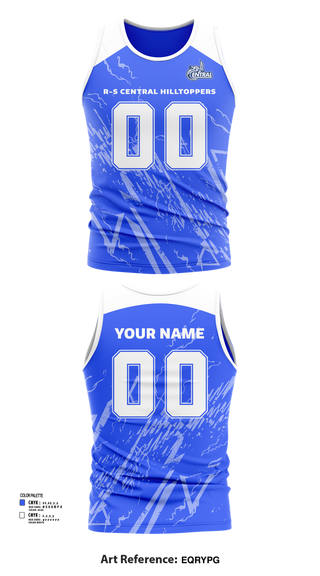 Tank Top, R-S Central Hilltoppers Volleyball, Women's Volleyball, Teamtime, Team time, sublimation, custom sports apparel, team uniforms, spirit wear, spiritwear, sports uniforms, custom shirts, team store, custom team store, fundraiser sports, apparel fundraiser