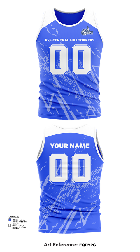 Tank Top, R-S Central Hilltoppers Volleyball, Women's Volleyball, Teamtime, Team time, sublimation, custom sports apparel, team uniforms, spirit wear, spiritwear, sports uniforms, custom shirts, team store, custom team store, fundraiser sports, apparel fundraiser